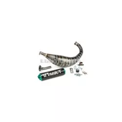Exhaust Stage6 R/T 80 - 90 Derbi Black / Turquoise