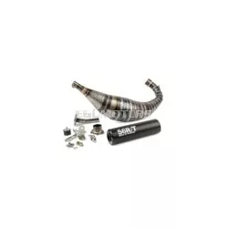 Exhaust Stage6 R/T 90 - 100cc CNC black Derbi