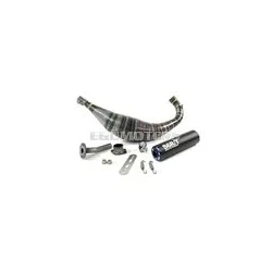 Exhaust Stage6 R/T 90 - 100cc CNC Blue / Black Derbi