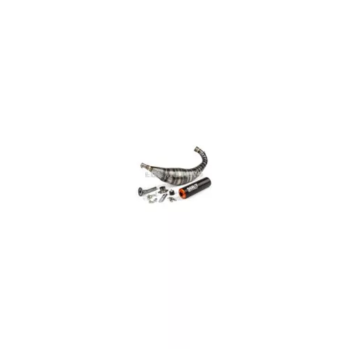 Exhaust Stage6 R/T 90 - 100cc CNC Orange / Black Derbi