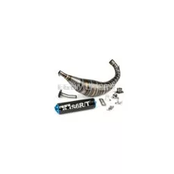 Exhaust Stage6 R/T 90 - 100 Derbi Black / Blue