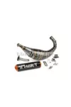 Exhaust Stage6 R/T 90 - 100 Derbi Black / Orange