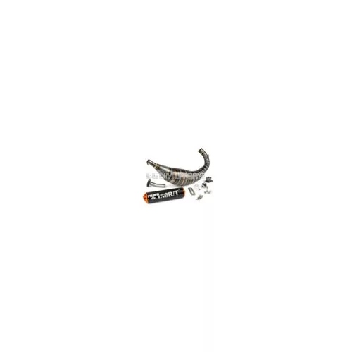 Exhaust Stage6 R/T 90 - 100 Derbi Black / Orange