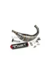 Exhaust Stage6 R/T 90 - 100 Derbi Black / Red