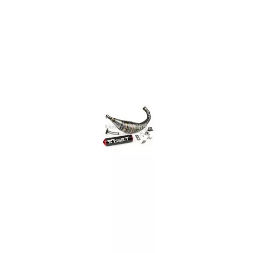 Exhaust Stage6 R/T 90 - 100 Derbi Black / Red