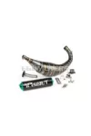 Exhaust Stage6 R/T 90 - 100 Derbi Black / Turquoise
