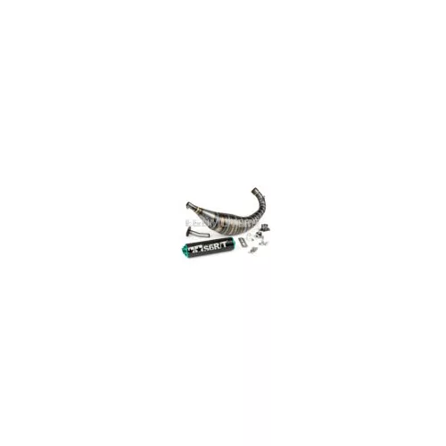Exhaust Stage6 R/T 90 - 100 Derbi Black / Turquoise