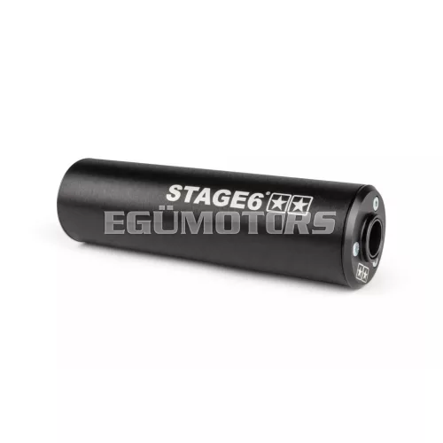 Silencer Stage6 50 - 80cc left side black