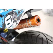 Silencer Stage6 50 - 80cc left side orange