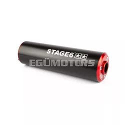 Silencer Stage6 50 - 80cc left side red / black