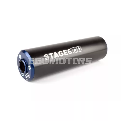 Silencer Stage6 50 - 80cc right side blue / black