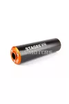 Silencer Stage6 50 - 80cc right side orange / black