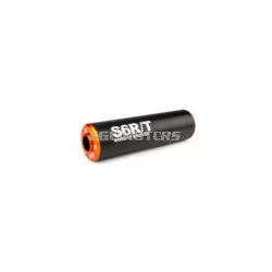 Silencer Stage6 R/T 80 - 100cc right side orange / black