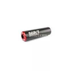 Silencer Stage6 R/T 80 - 100cc right side red / black