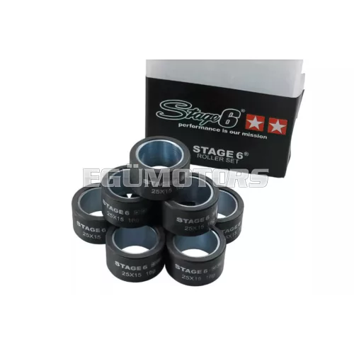 Variator Weights (x8) Stage6 Maxidrive 25x15mm - 16g