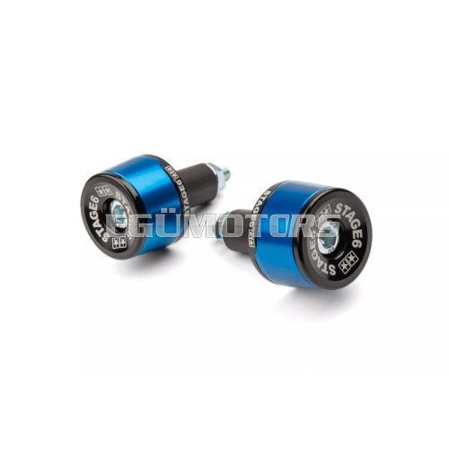 Handlebar End Caps Stage6 HQ blue