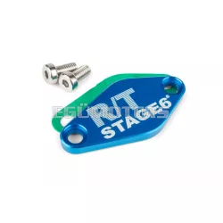 Oil Pump Cover Stage6 MK2 blue AM6 / Derbi