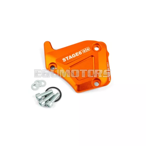 Oil Pump Cover Derbi Stage6 Alu orange