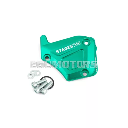Oil Pump Cover Derbi Stage6 Alu turquoise