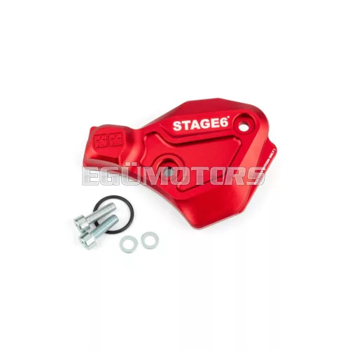 Oil Pump Cover AM6 Stage6 Alu red