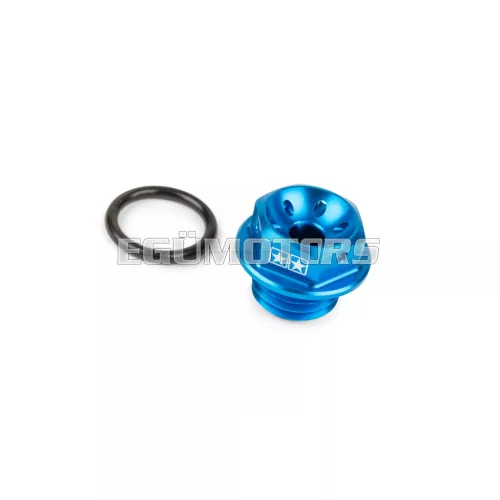 Oil Filler Cap Stage6 Minarelli AM6 blue