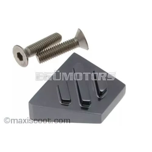 Footpiece kickstart lever Stage6 SSP Evo MBK / Peugeot steel gray