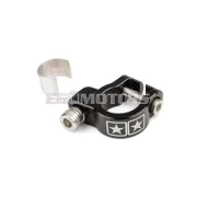 Exhaust Clamp Stage6 Alu CNC Black
