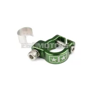 Exhaust Clamp Stage6 Alu CNC Green
