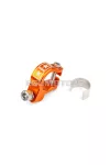 Exhaust Clamp Stage6 Alu CNC Orange