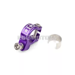 Exhaust Clamp Stage6 Alu CNC Purple
