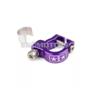 Exhaust Clamp Stage6 Alu CNC Purple