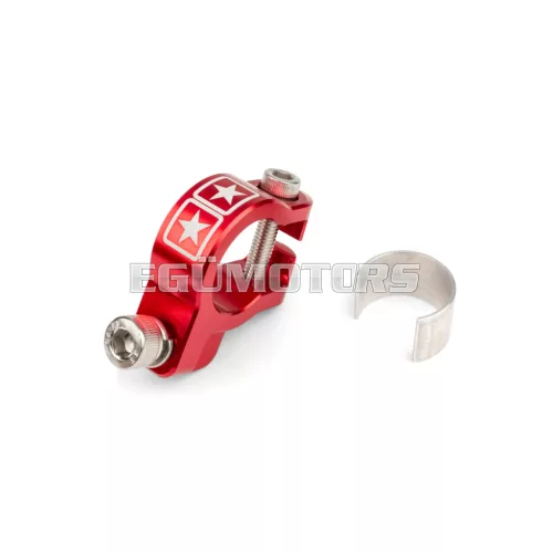 Exhaust Clamp Stage6 Alu CNC Red