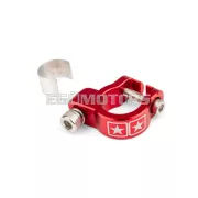 Exhaust Clamp Stage6 Alu CNC Red