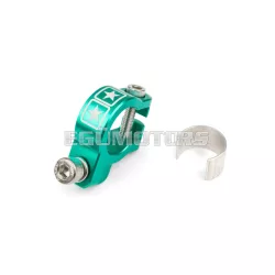 Exhaust Clamp Stage6 Alu CNC Turquoise