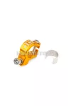 Exhaust Clamp Stage6 Alu CNC Yellow