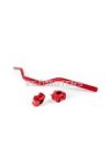 Handlebar + Clamps 28mm Str8 red