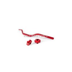 Handlebar + Clamps 28mm Str8 red