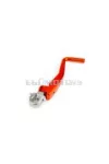 Kickstart Lever STR8 steel / aluminium orange Derbi