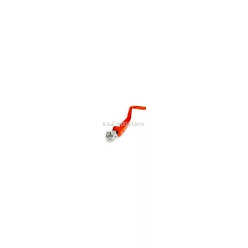 Kickstart Lever STR8 steel / aluminium orange Derbi