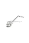 Kickstart Lever Derbi aluminium Silver