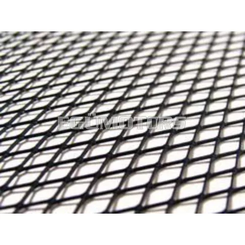 STR8 Alu fémrács, Kis lyuktávolságú, Fekete