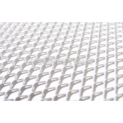 STR8 Alu fémrács, Kis lyuktávolságú, Fehér