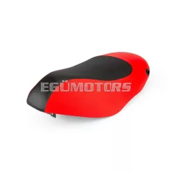 STR8 ülés fekete / piros, Piaggio Zip (2000-től)
