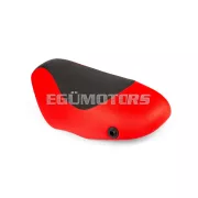 STR8 ülés fekete / piros, Piaggio Zip (2000-től)