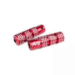 STR8 lábtartó Ultra Grip alumínium, piros