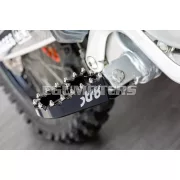 STR8 MX Evo CNC lábtartó készlet fekete, Derbi