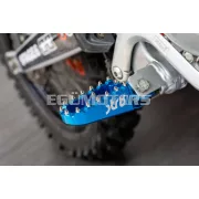 STR8 MX Evo CNC lábtartó készlet kék, Derbi