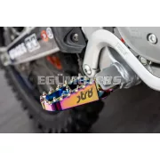 STR8 MX Evo CNC lábtartó készlet neokróm, Derbi