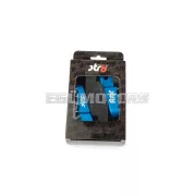 STR8 MX Evo CNC utas lábtartó készlet kék, Derbi