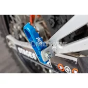 STR8 MX Evo CNC utas lábtartó készlet kék, Derbi